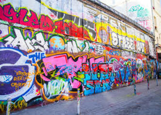 Mur de street art